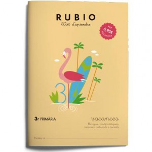 Cuaderno Rubio Vacances 3º Primaria en Catalán