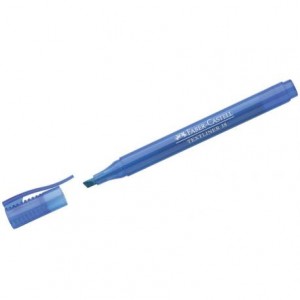 Rotulador Faber Castell fluorescente Textliner 38 azul