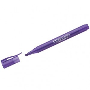 Rotulador Faber Castell fluorescente Textliner 38 violeta