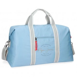 Bolsa de viaje 51x30x20 cm de Poliéster Pepe Jeans Yoga Azul