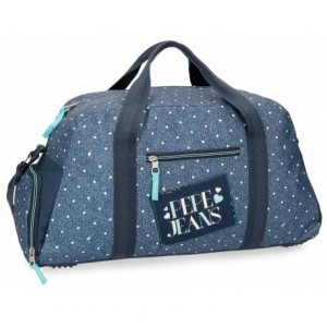 Bolsa de viaje 55x27x20 cm de Poliester Pepe Jeans Olaia Azul