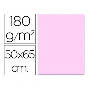 Cartulina Liderpapel color rosa 180 g m2