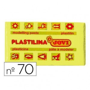 Plastilina Jovi color amarillo claro pequeña