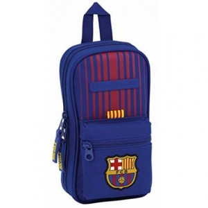 Plumier F.C Barcelona 1 Equipación 2017-2018 23x12x5 cm con 4 portatodos