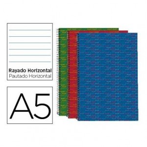 Bloc Liderpapel serie Multilider Din A5 rayado horizontal