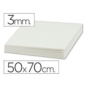 Carton pluma Liderpapel 50 x 70 cm espesor 3 mm