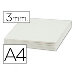 Carton pluma Liderpapel doble cara blanco Din A4