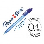 Boligrafo Paper Mate Inkjoy 100 retráctil azul 1 mm Boligrafo Paper Mate Inkjoy 100 retráctil azul 1 mm