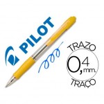 Boligrafo Pilot Super Grip Amarillo tinta azul 0,4 mm Boligrafo Pilot Super Grip Amarillo tinta azul 0,4 mm