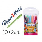 Boligrafo marca Papermate Inkjoy 100 mini 1 mm colores surtidos Pack 10+2 Boligrafo marca Papermate Inkjoy 100 mini 1 mm colores surtidos Pack 10+2