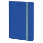 Agenda 2019 Encuadernada Velvet Semana Vista 240x160 mm Color Azul Quo Vadis