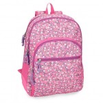 Mochila escolar Movom 44x33x13,5cm de Poliéster Nina Fucsia adaptable a carro (3172662)