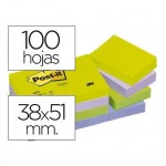 Bloc quita y pon Post-it ® colores ultra intensos