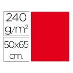 Cartulina Liderpapel color rojo 240 g m2