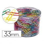 Clips colores Nº 2 marca CSP 33 mm