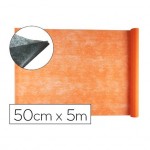Entretela Liderpapel 25g m2 rollo de 5m color Naranja