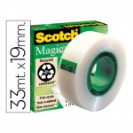 Cinta adhesiva Scotch magic 33 mt x 19 mm