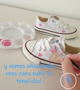 Pintar zapatillas con pintura para a - Material Escolar Blog