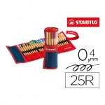 Rotulador Stabilo Point 88 Rollerset Estuche 25 Colores