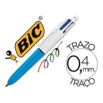 Boligrafo Bic cuatro colores Mini trazo 0,4 mm