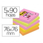 Pack de 5 blocs de Post-it ® 76 x 76 mm