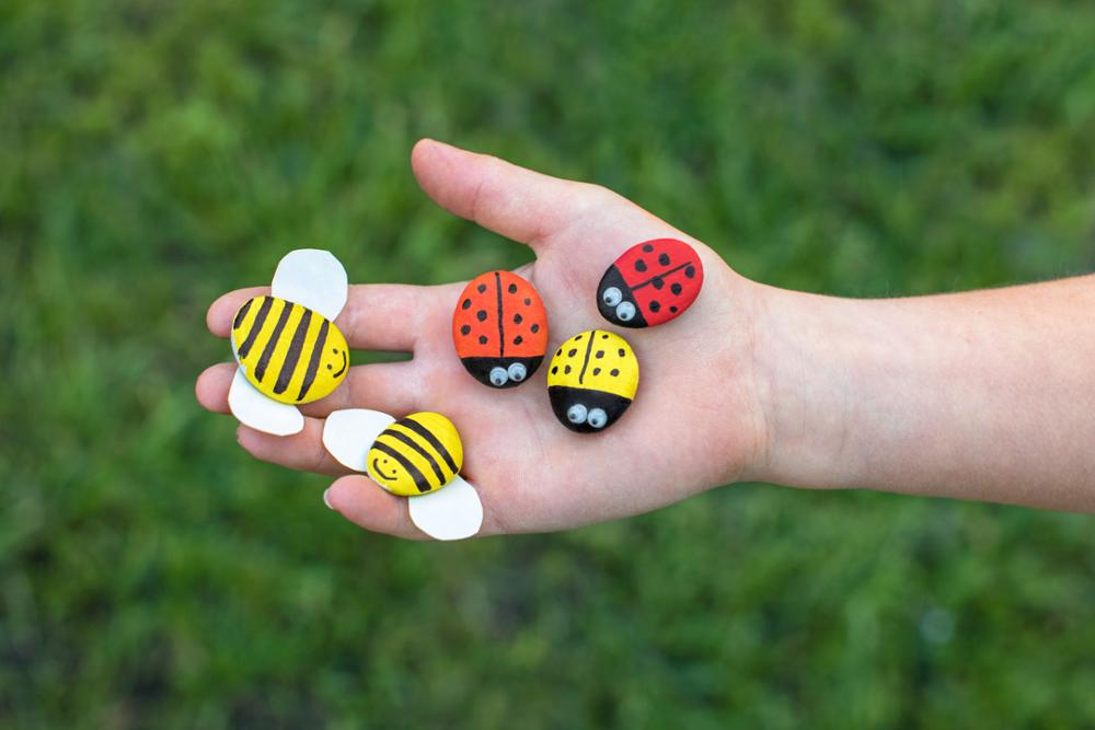 Materiales para juegos con piedras pintadas Materiales para juegos con piedras pintadas