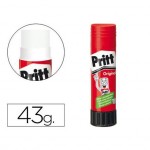 Pegamento en barra marca Pritt de 43 gramos