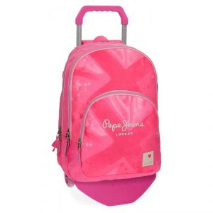 Mochila con ruedas Pepe Jeans Rosa