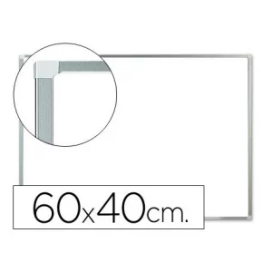 Pizarra Blanca de Melamina con marco de aluminio 60x40 Q-Connect