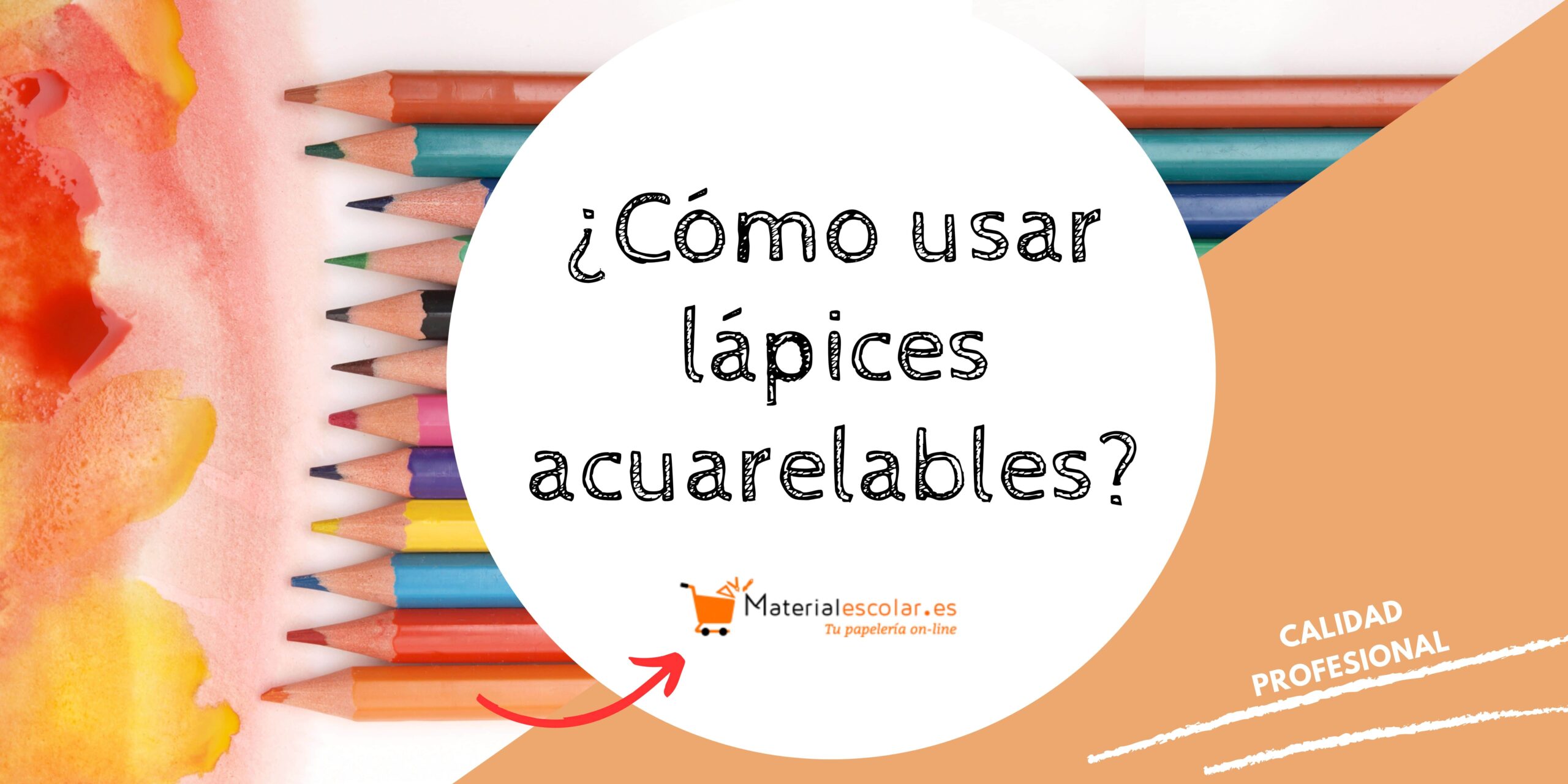 Qué son los lápices acuarelables y cómo utilizarlos - Material Escolar