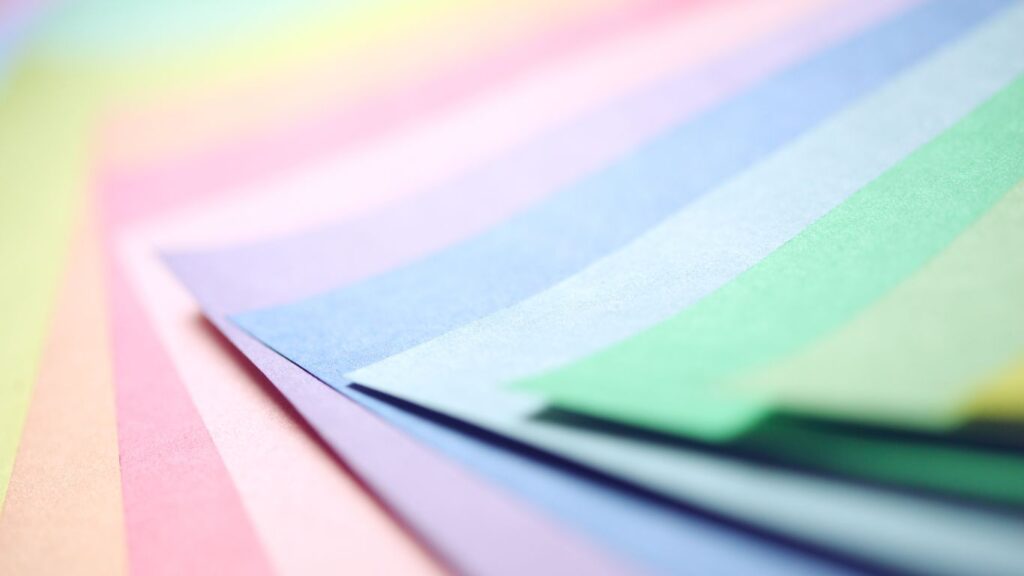 Manualidades sencillas papel de colores