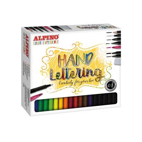 rotuladores alpino lettering  bullet journal