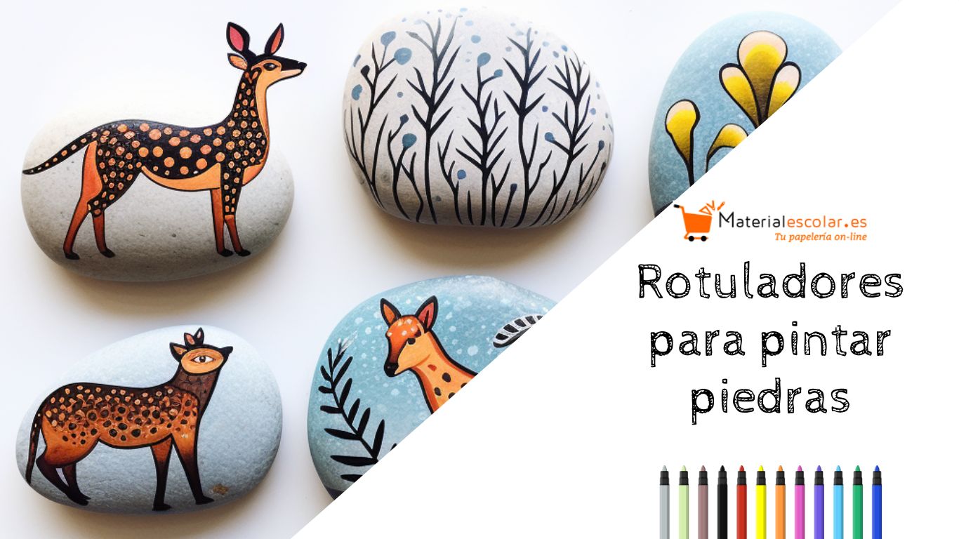 Rotuladores para pintar piedras: diseños creativos y arte duradero