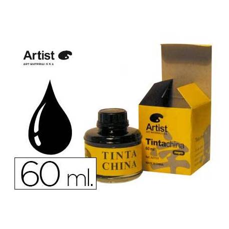 dibujar con tinta china frasco 60 ml color negro
