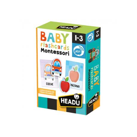 Juguetes Montessori 1 año bebés flashcards