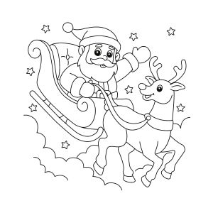 Dibujos de navidad para colorear e imprimir para niños